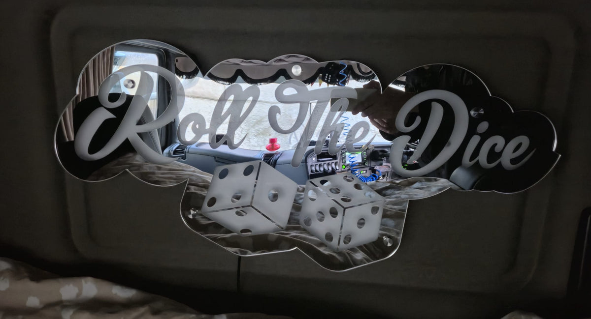 Rolll The Dice - 70x30cm