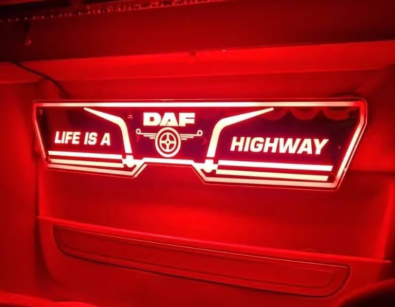 DAF LED Mirror Back Panel