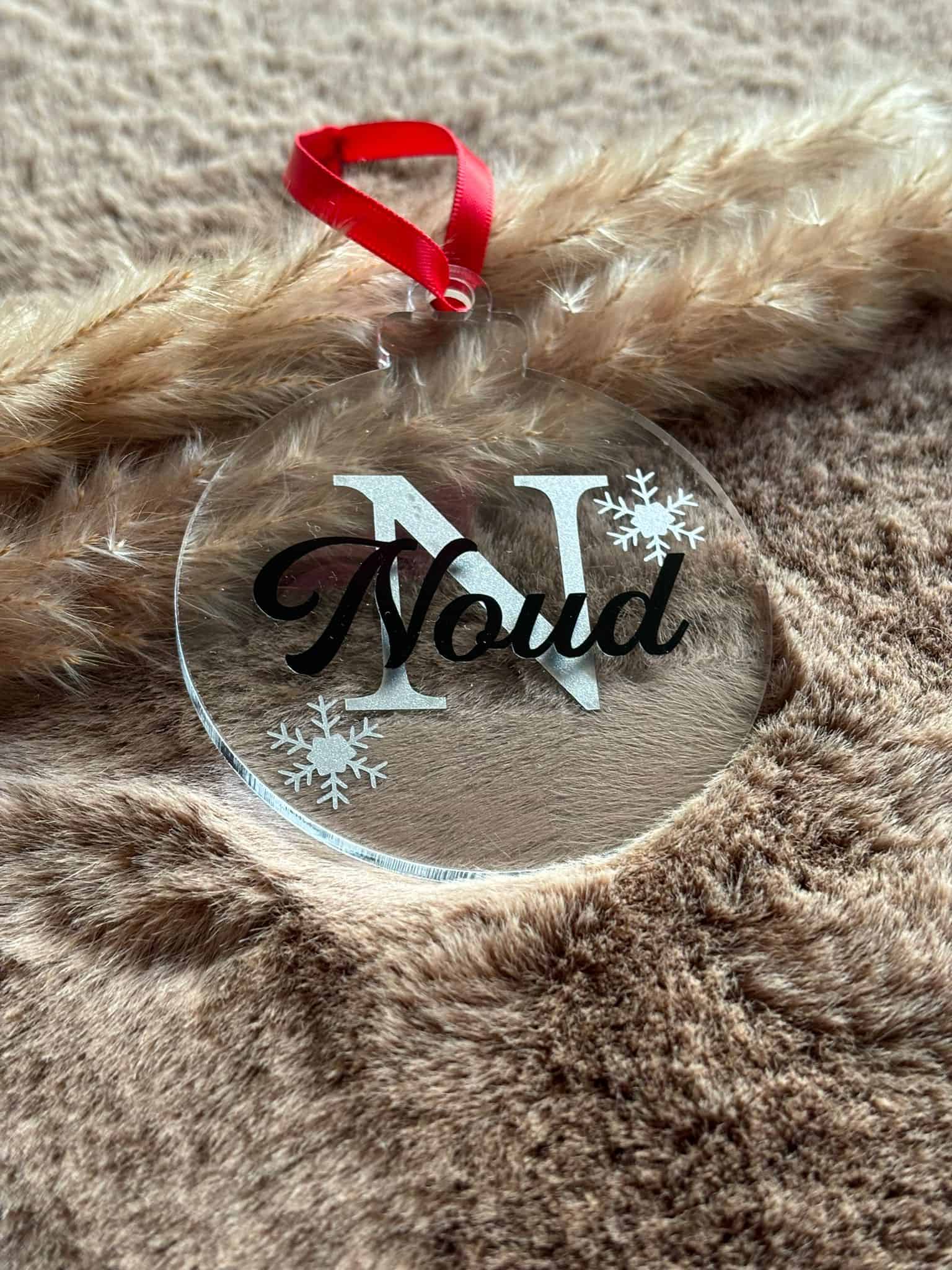 Weihnachtskugel mit Namen