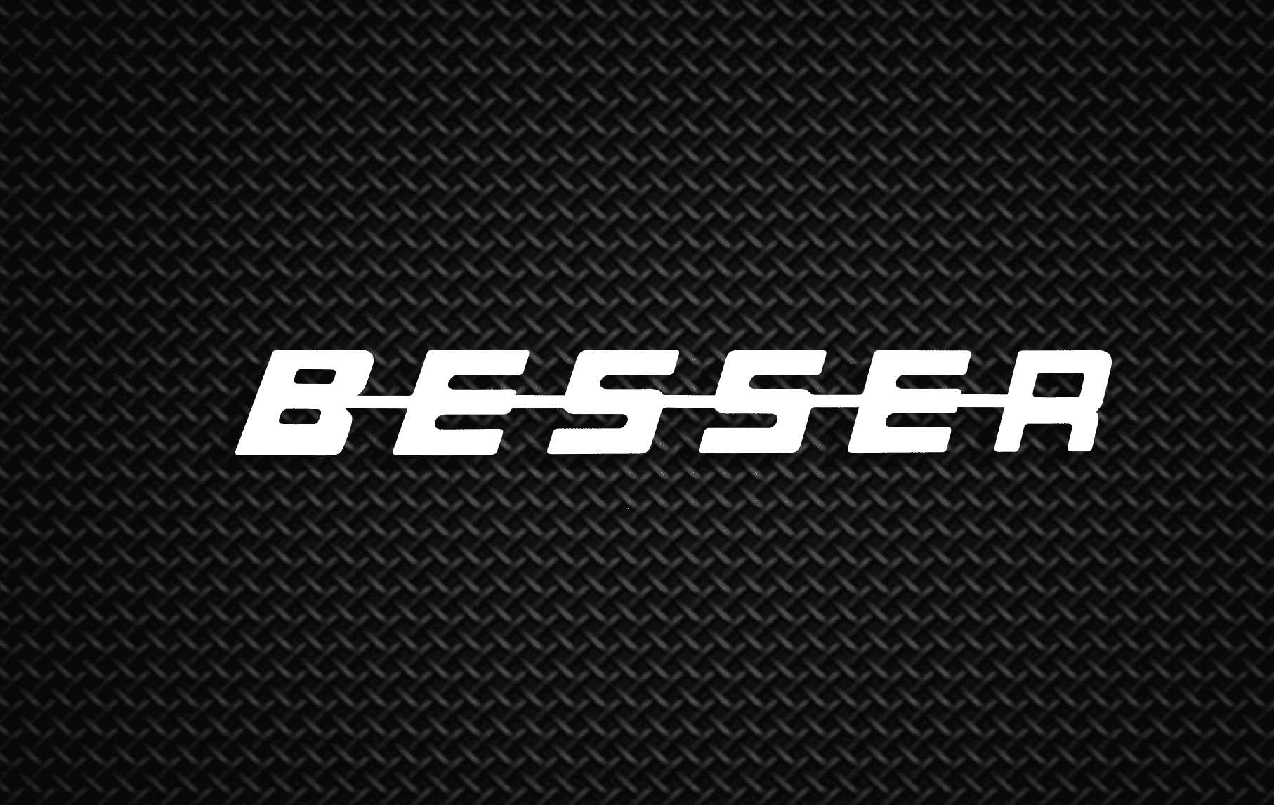 Besser-Logo – Plexiglas weiß – 8 mm