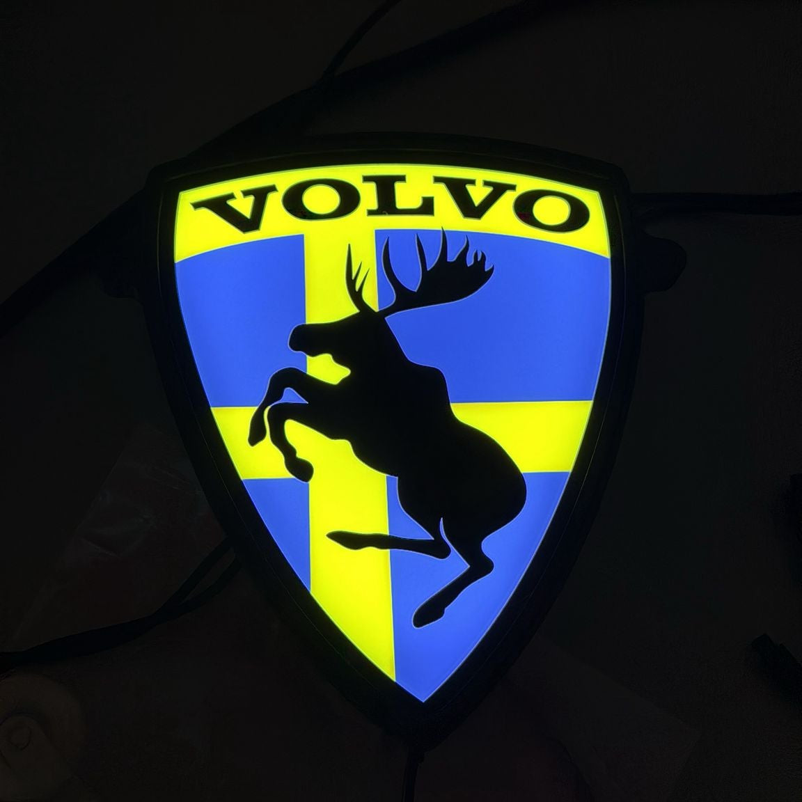 Volvo lichtbakje 3D - Eland Zweedse Vlag