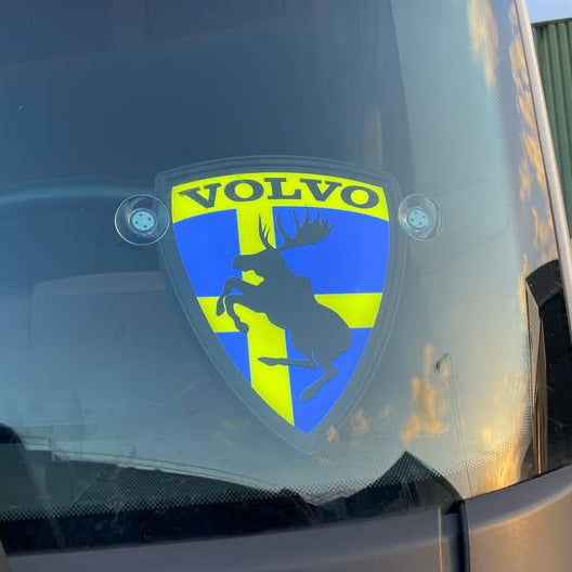 Volvo lichtbakje 3D - Eland Zweedse Vlag