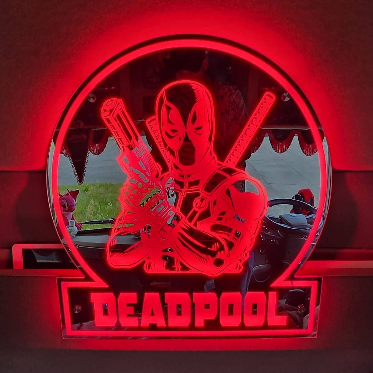 Deadpool - LED Spiegelrückwand