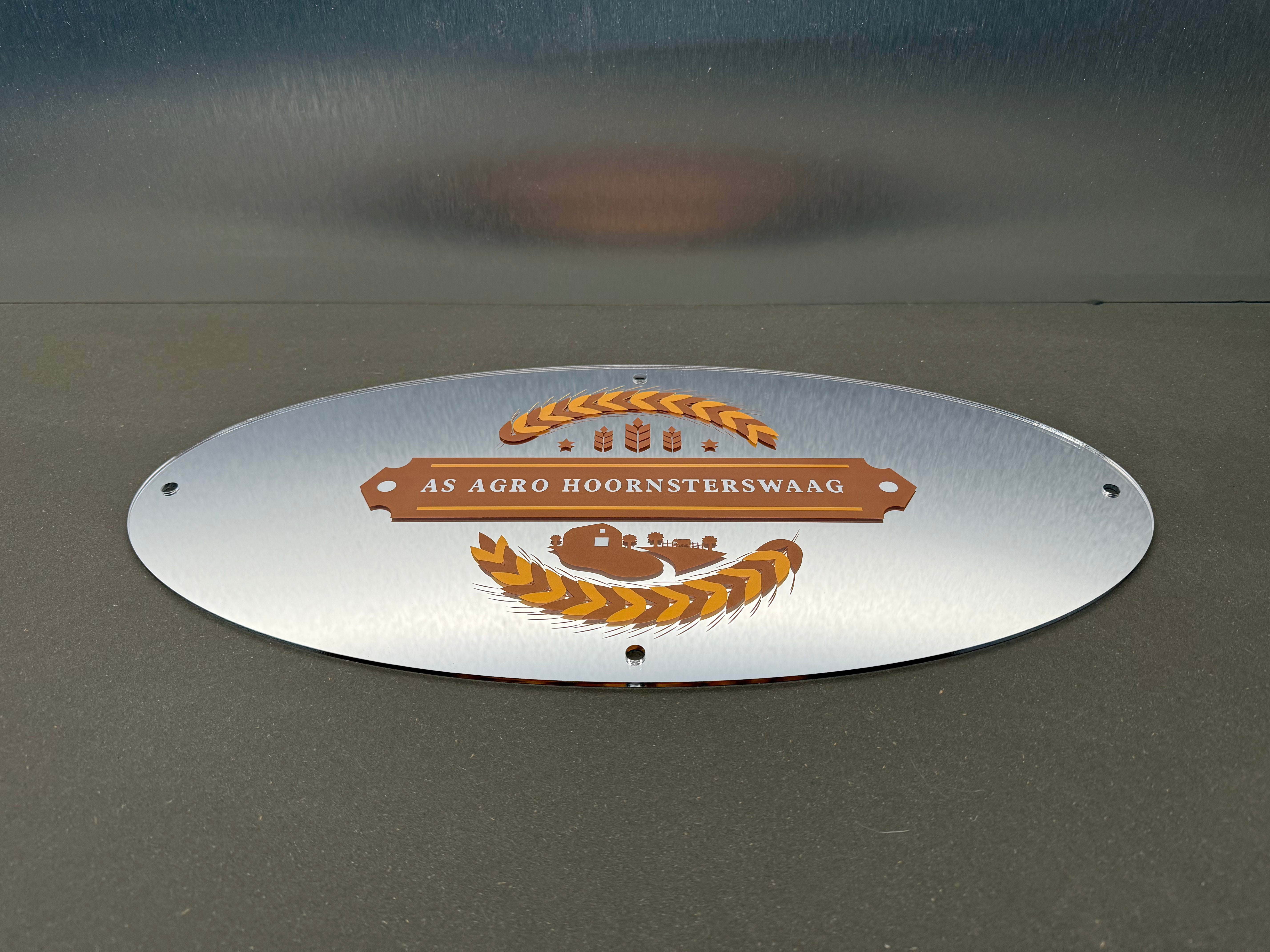 LED Spiegel Ovaal Achterwand Eigen ontwerp