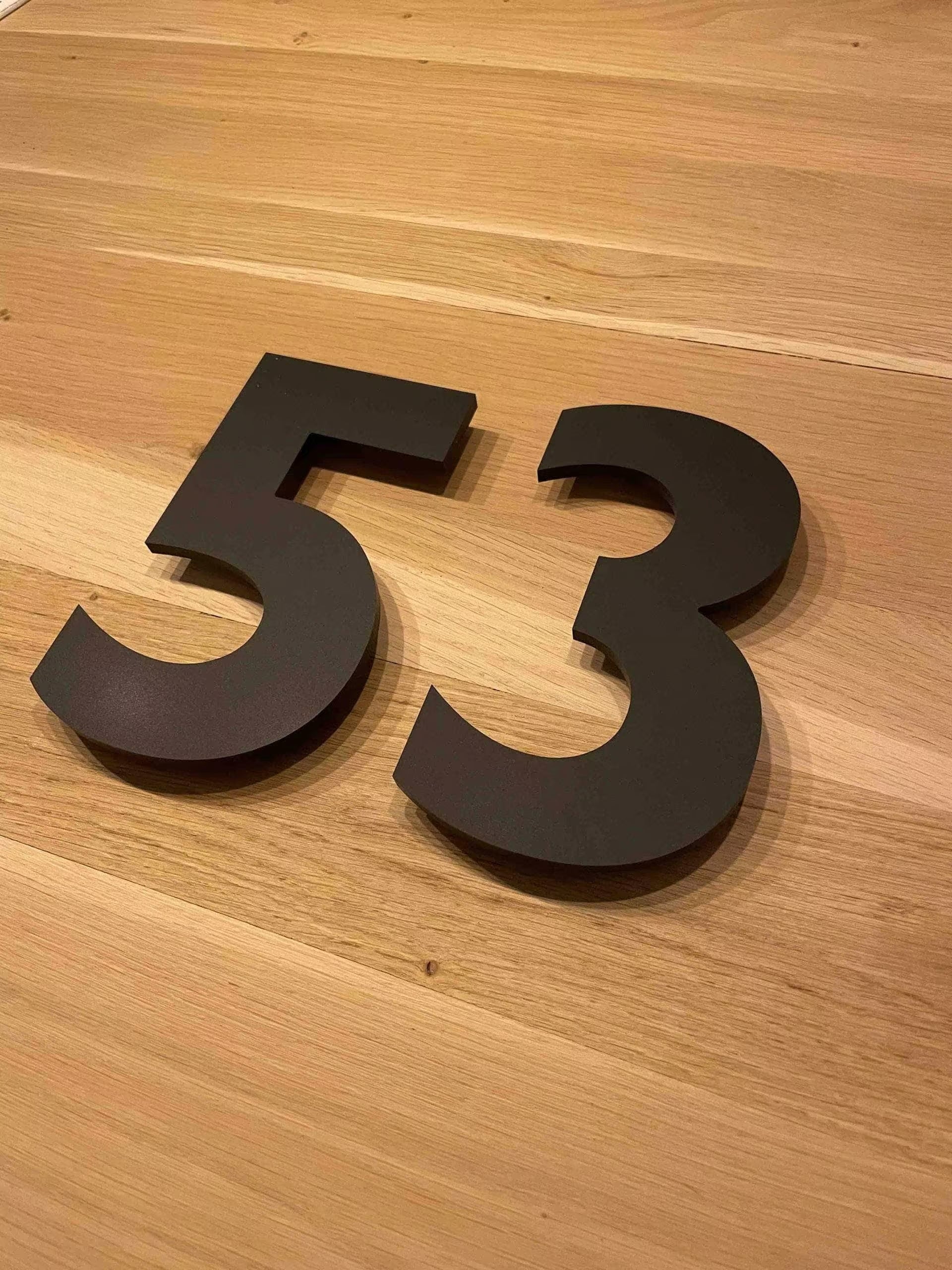 Hausnummer Kunststoff 30cm - 8mm