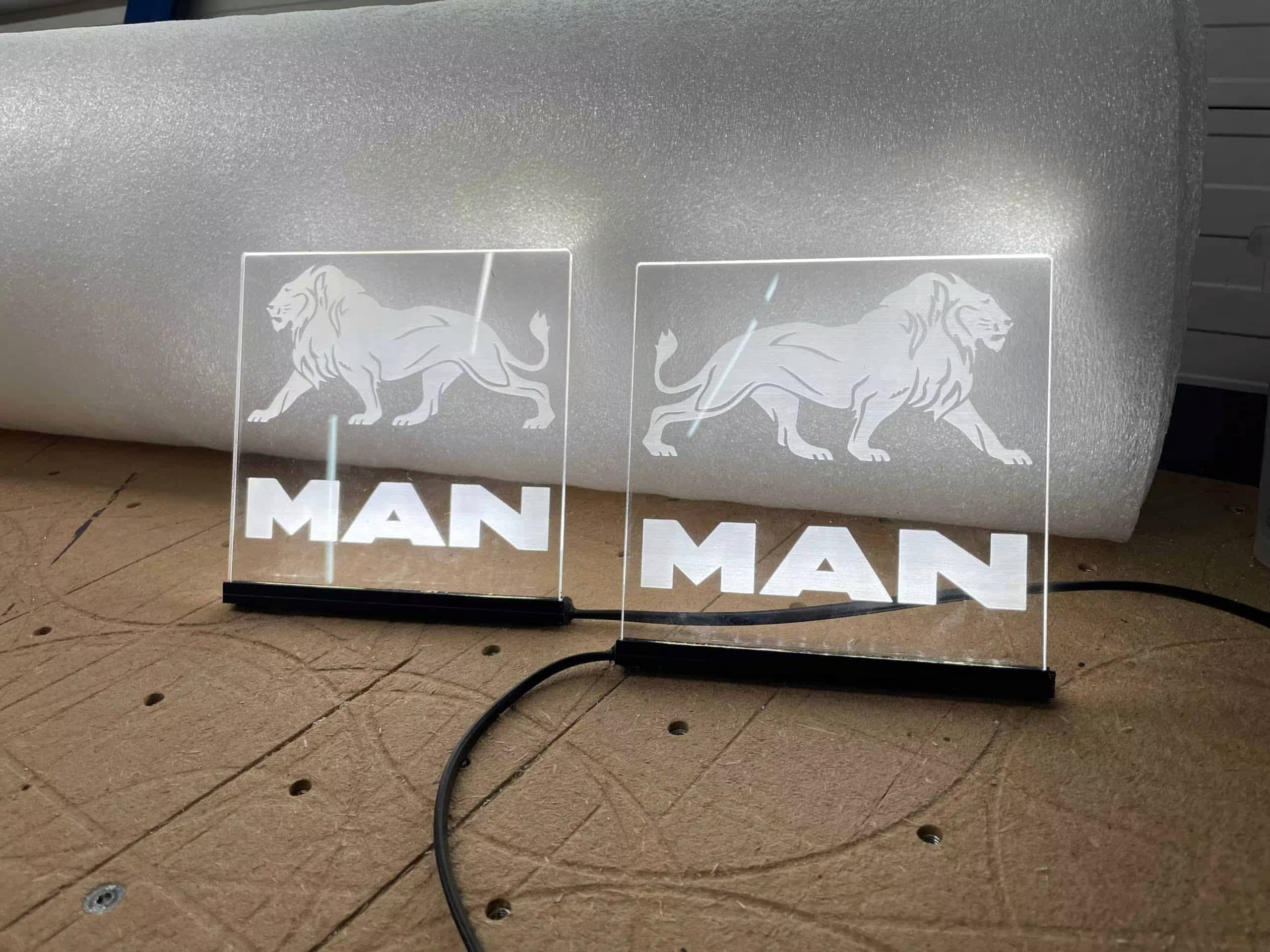 MAN LED-Boxset - 15x15cm