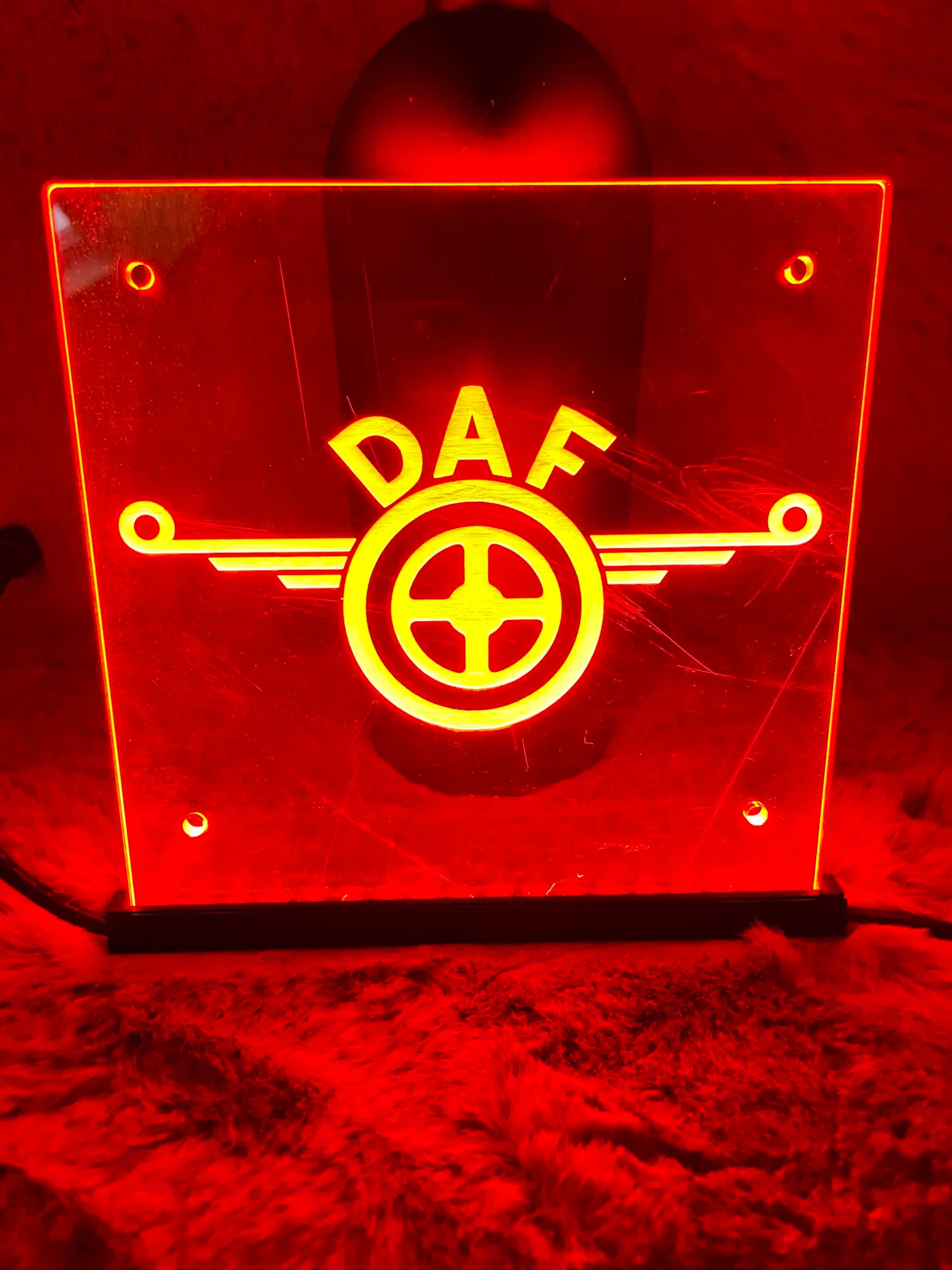 DAF Veerblad LED-Tablett-Set - 15x15cm