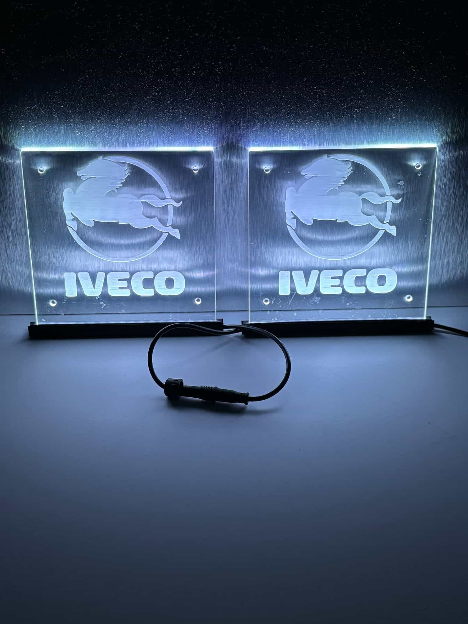 Iveco LED-Tablett-Set - 15x15cm