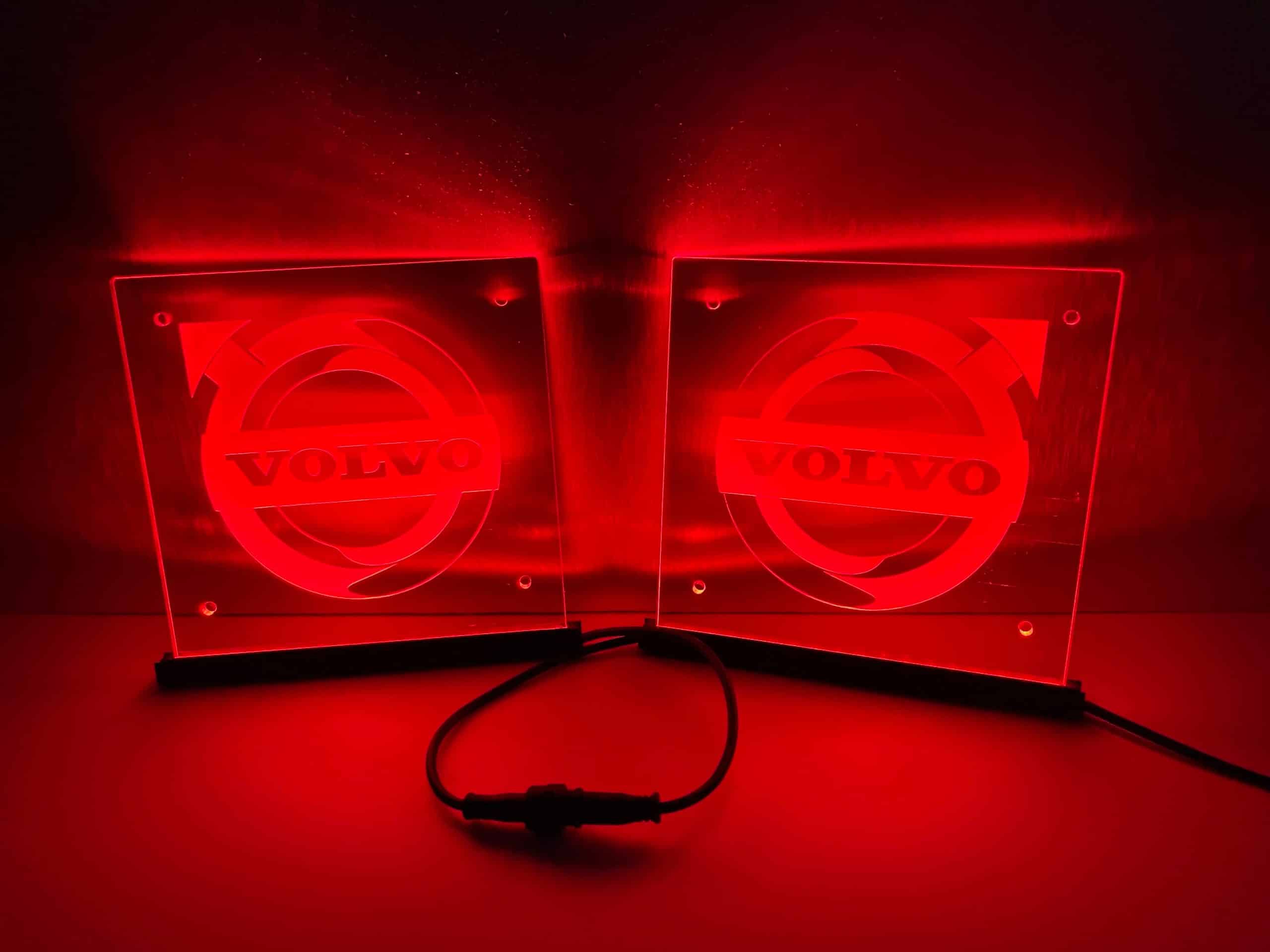 Volvo LED-Tablett-Set - 15x15cm