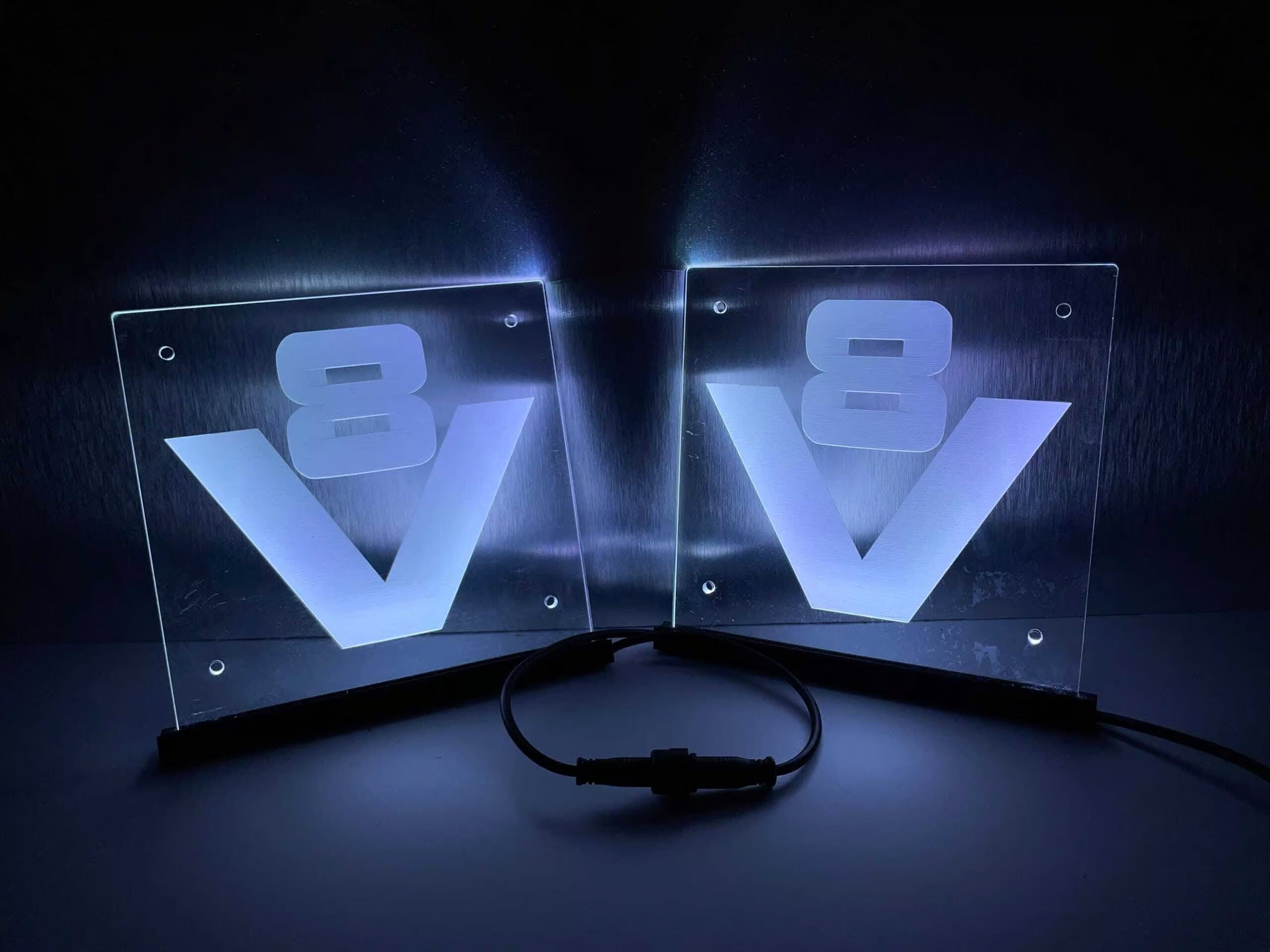Scania V8 LED-Box-Set - 15x15cm