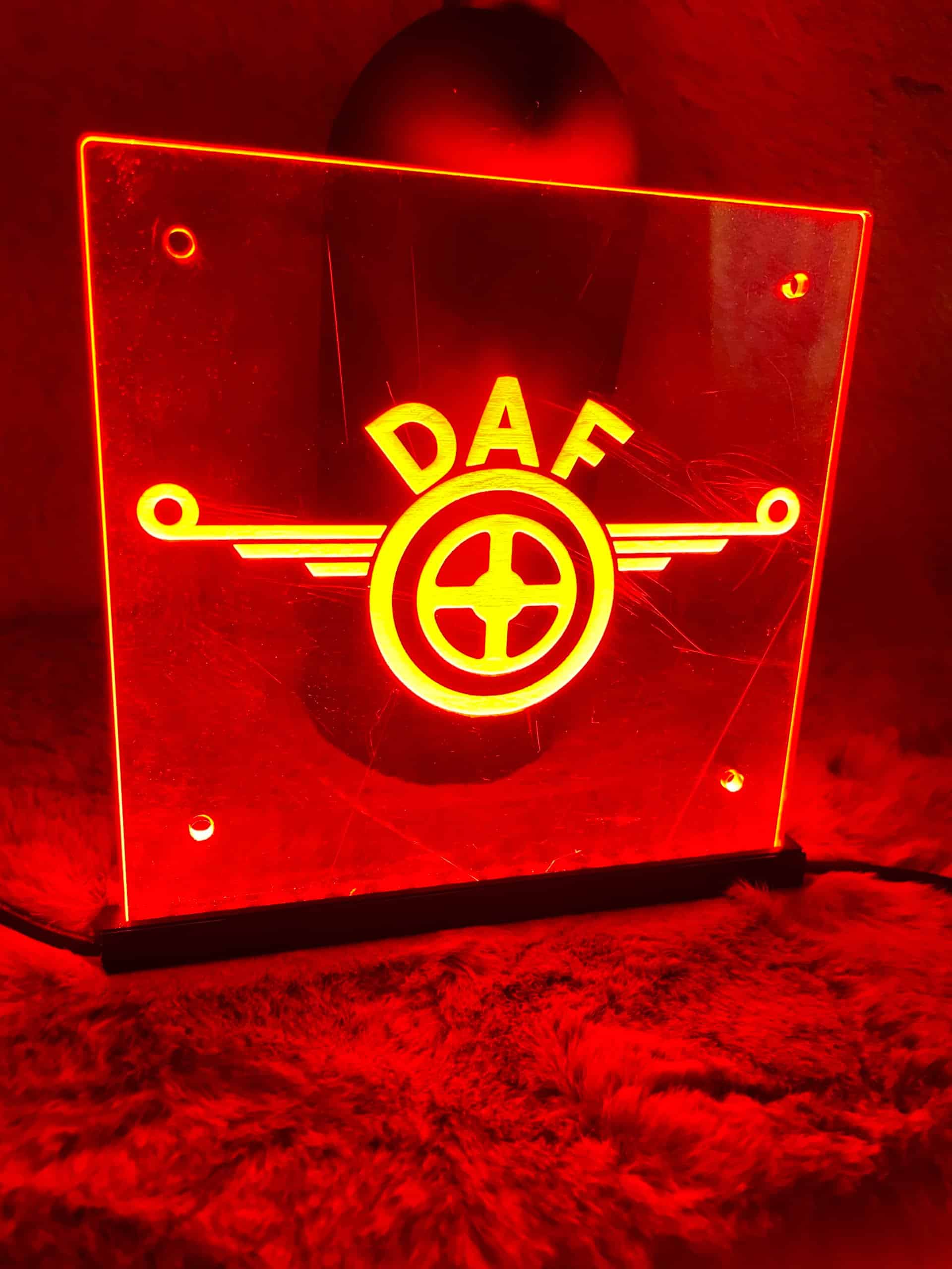 DAF Veerblad LED-Tablett-Set - 15x15cm