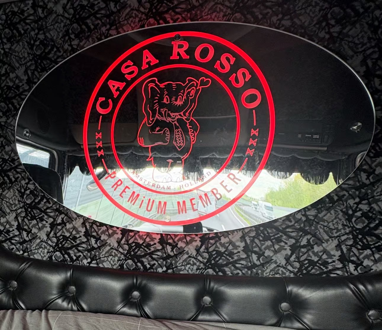 LED Mirror Oval Casa Rosso